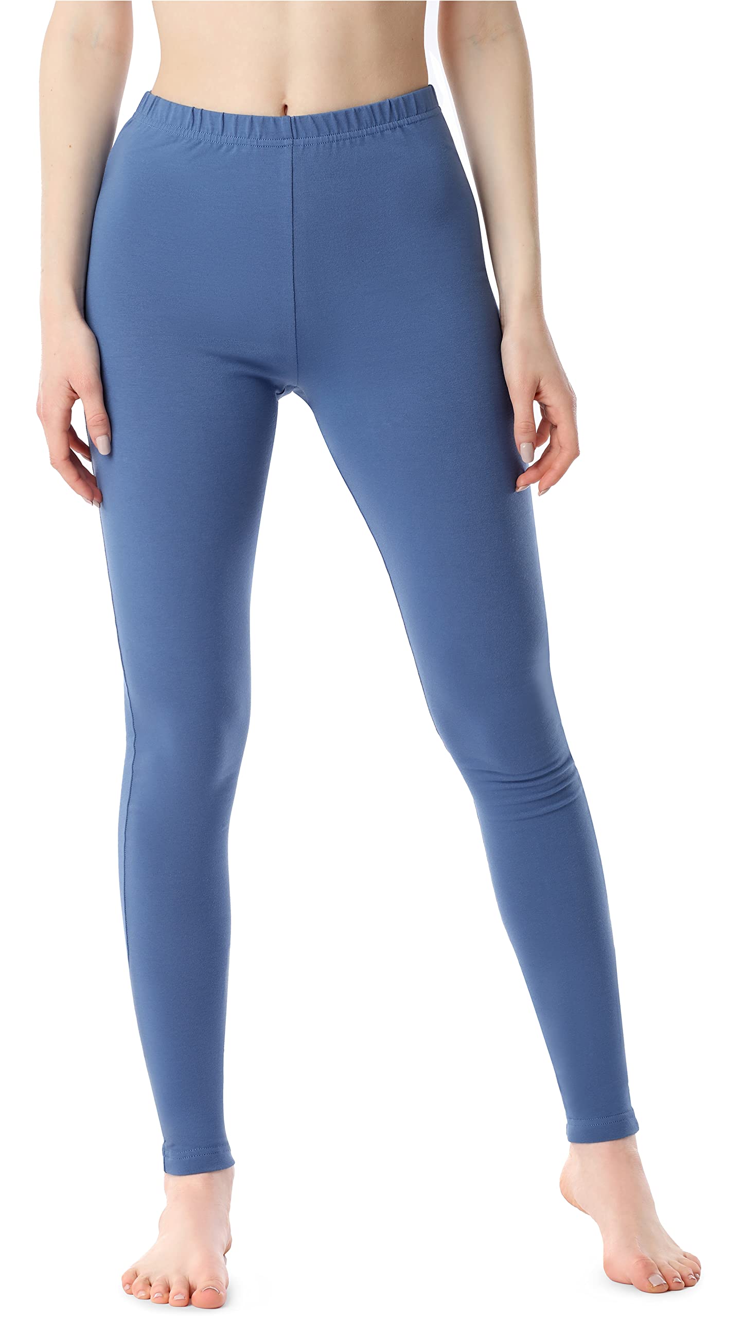 Bellivalini Damen Lange Leggings aus Baumwolle BLV50-198