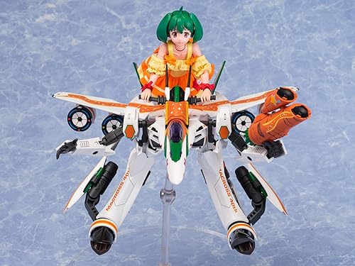 Miniatura 10 de Aoshima Macross Frontier VF-25F Messiah Ranka Lee Macross 40 aniversario 8.7 in Kit de modelo