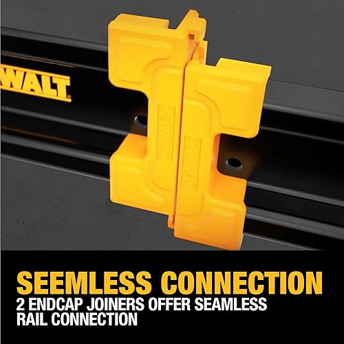 Miniatura 6 de DEWALT Organizador de herramientas, montaje en banco de trabajo, 20 pulgadas, riel de metal compacto, compatible con sistema de almacenamiento de