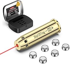 MidTen Bore Sight Laser for .38spl/.357mag Red Dot Boresighter 38 Special Laser Sight with 2 Sets of Batteries