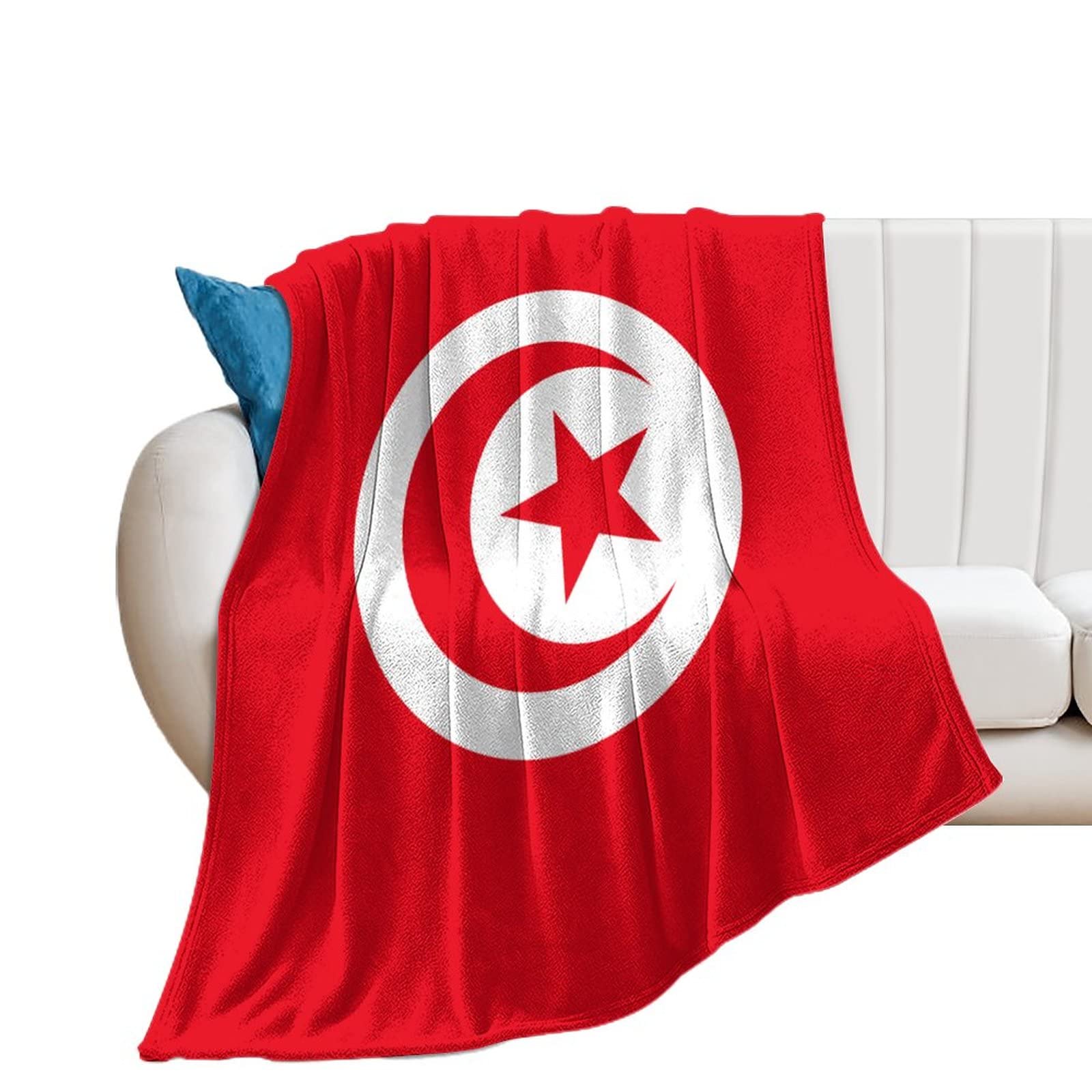 Couverture Tunisie en flanelle chaude plaid thermique pour lit 153x203
