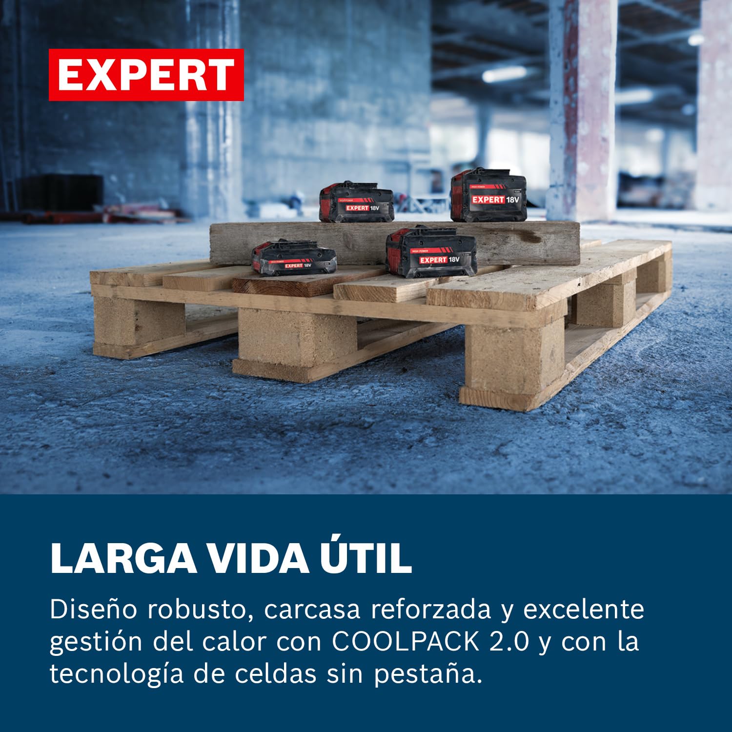 Bosch Expert - Batería de 18 V (2 Unidades, EXBA18V-80)