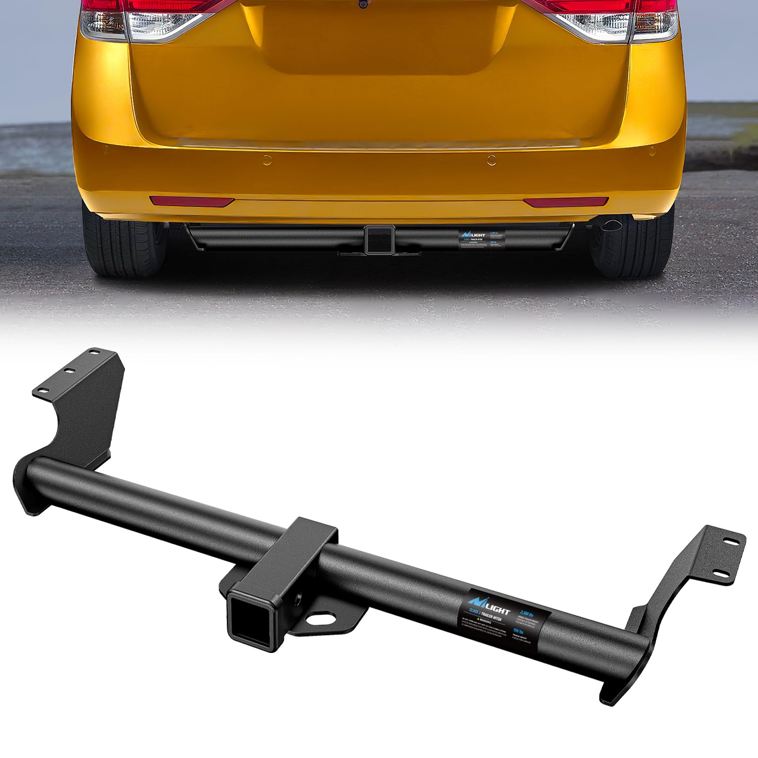 Nilight Class 3 Trailer Hitch 93114A