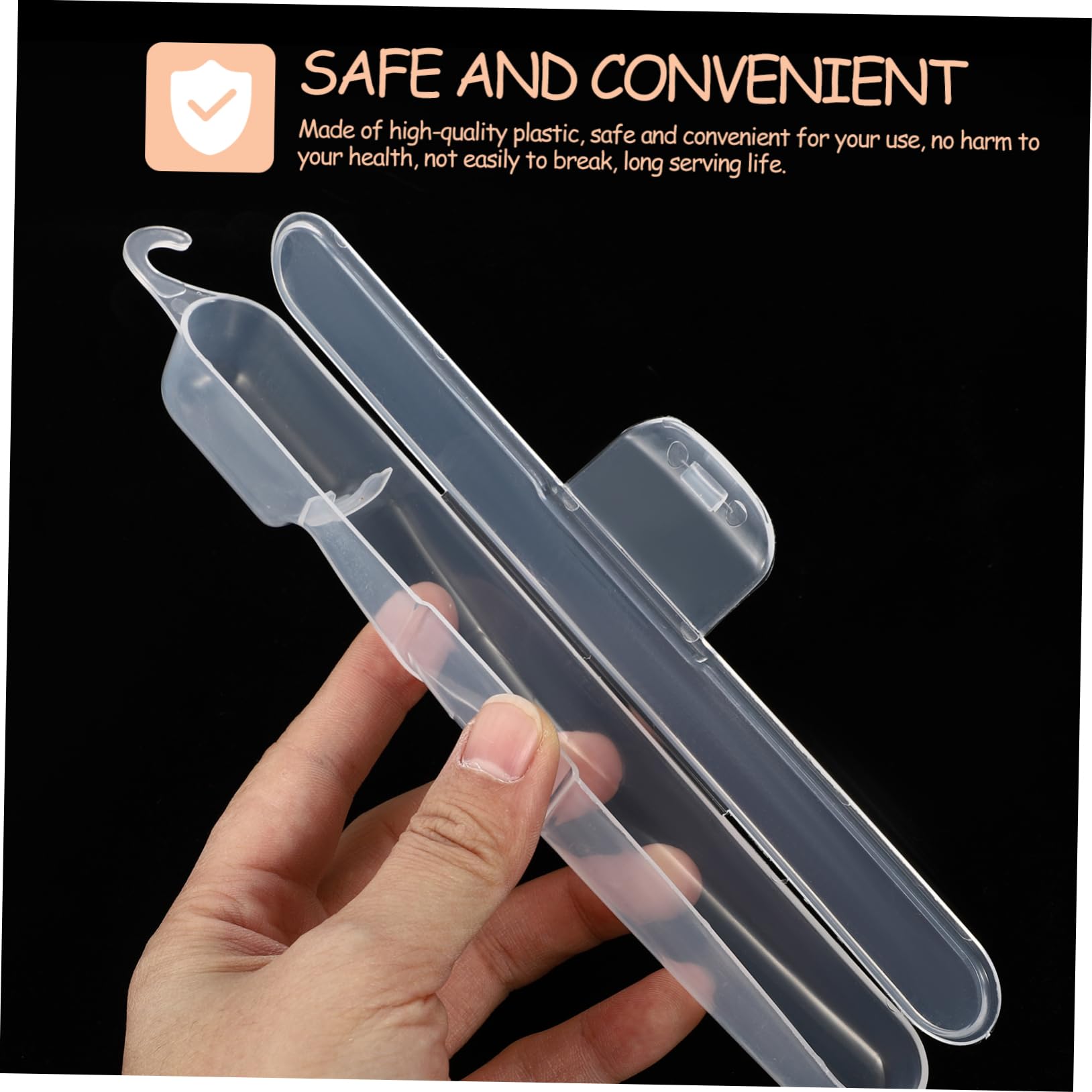 SHERCHPRY 10pcs Portable Toothbrush Storage Boxes Compact Toothbrush Organizers with Hanging Design for Travel Outdoor Use and Home Material Space Saving