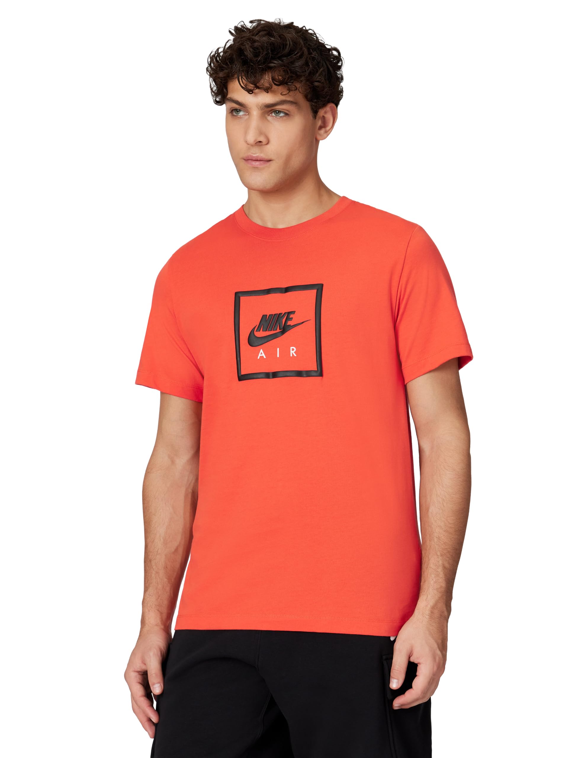 Nike Mens Sportswear Club T-Shirt (Futura Air Square)