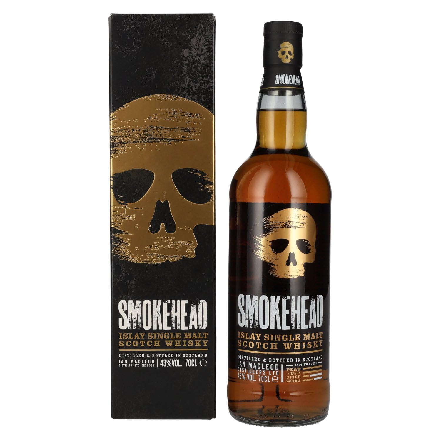Smokehead Islay Single Malt Scotch Whisky, Whisky Scozzese, 70cl - 4