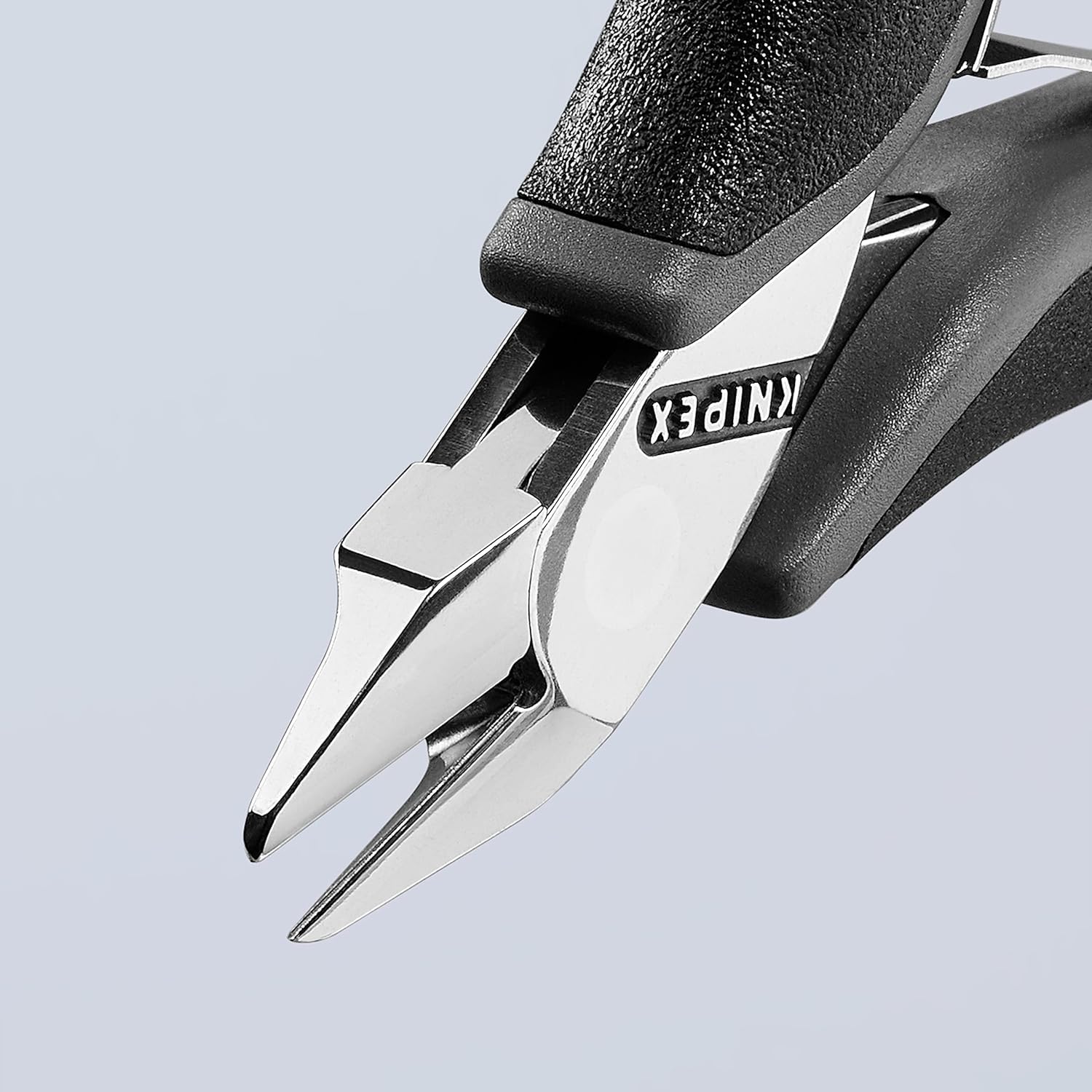 KNIPEX Alicates de corte diagonal para electrónica ESD con articulación machihembrada con mangos multicomponente 115 mm, 77 72 115 ESD