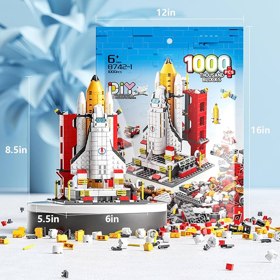 Amazon.co.jp: Dsadweks 宇宙探査シャトルおもちゃ 1000個以上