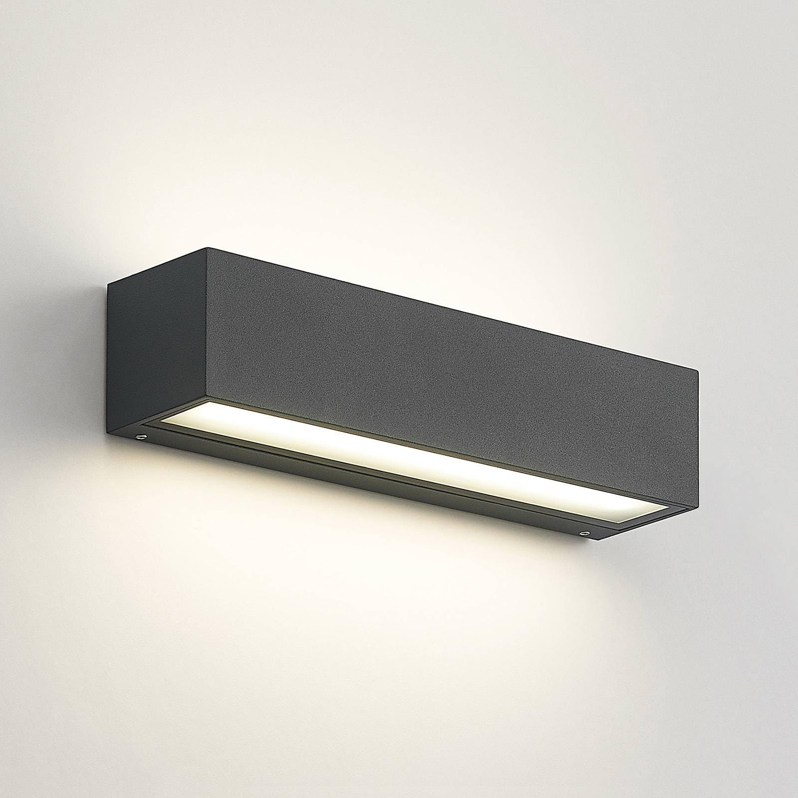 Arcchio Aplique Para Exterior LED Lengo, CCT, 50 Cm, 1 Luz, Gris
