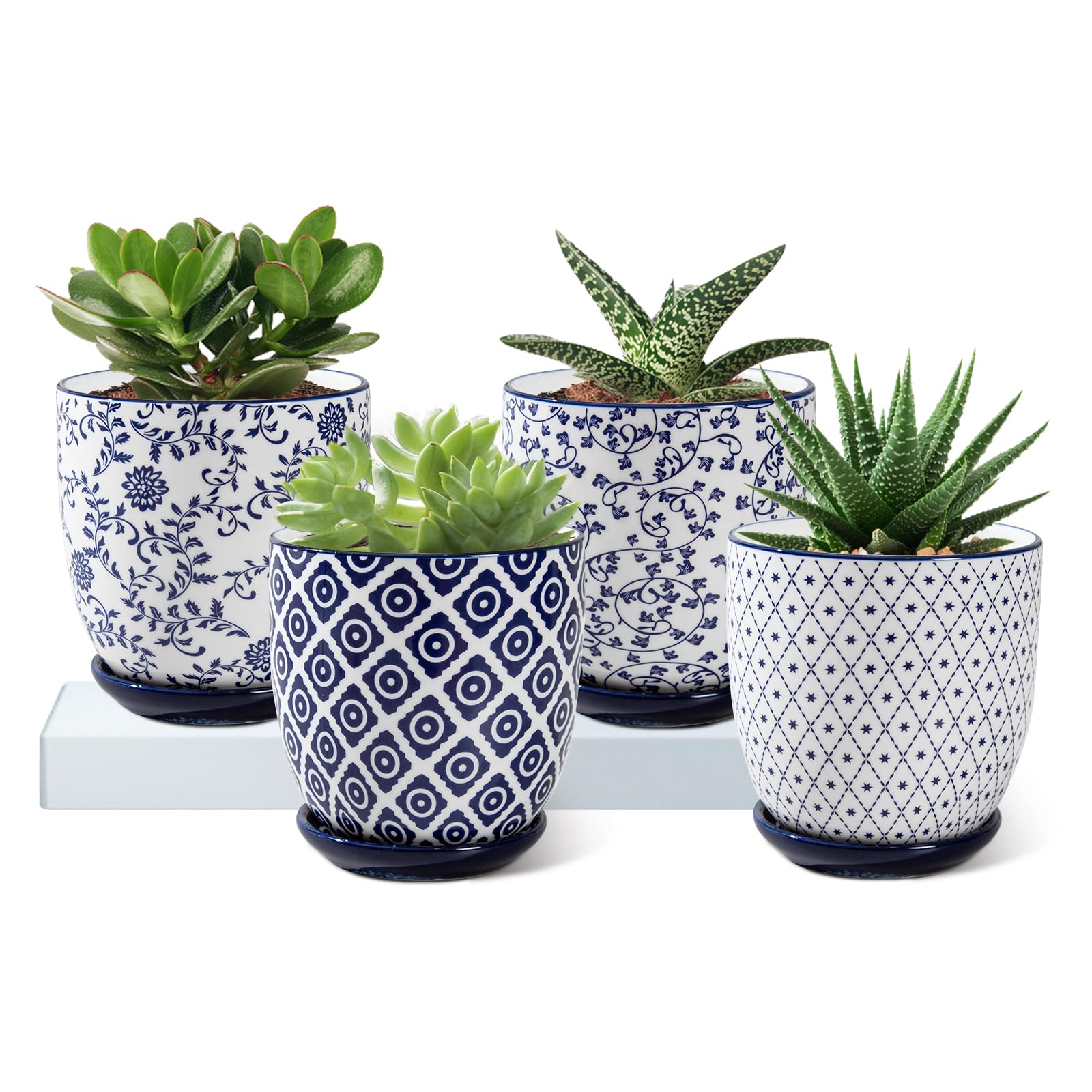 Cerkik Ceramic Succulent Planter Pots