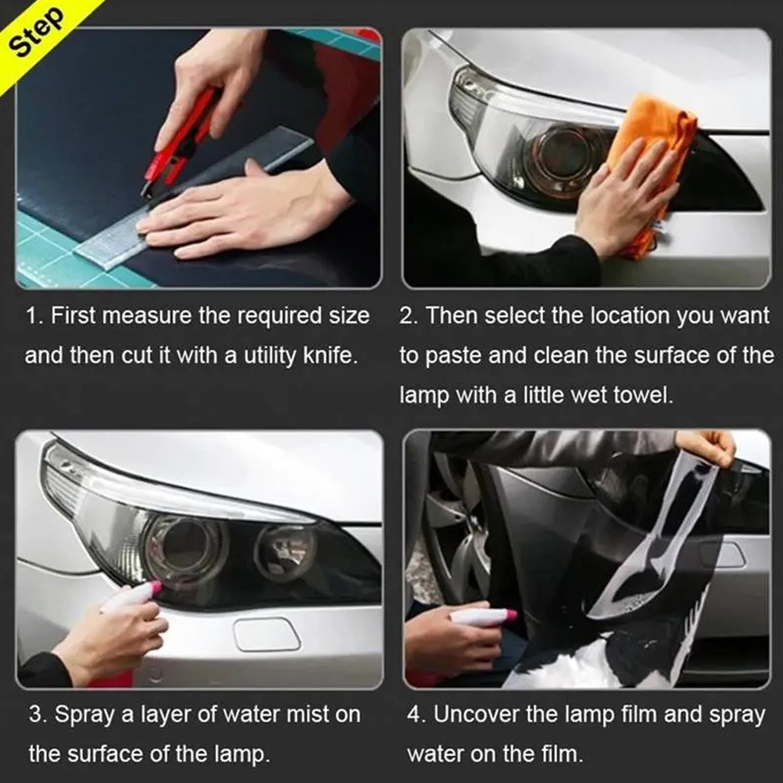 Pellicola Traslucida Per Fari Auto Chameleon Auto Car Styling, Luci - Foto 4