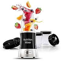 GOURMETmaxx Nutrition Blender | Smoothie Maker con set di accessori XXL | Frullatore