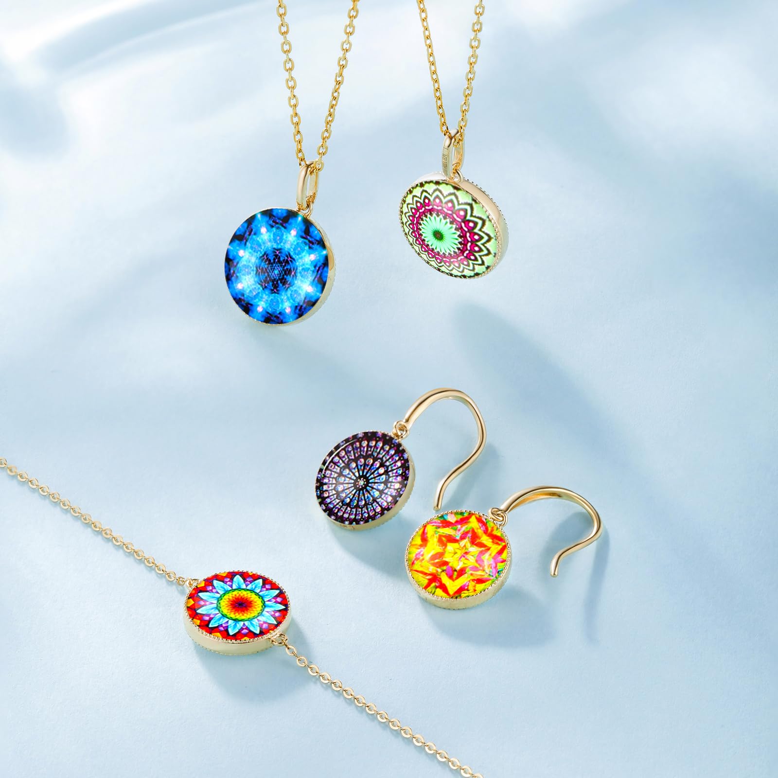 MOSTFUN 50 Pièces Pierres Moldues, 25Mm Pierres De Verre Couleur Mixte