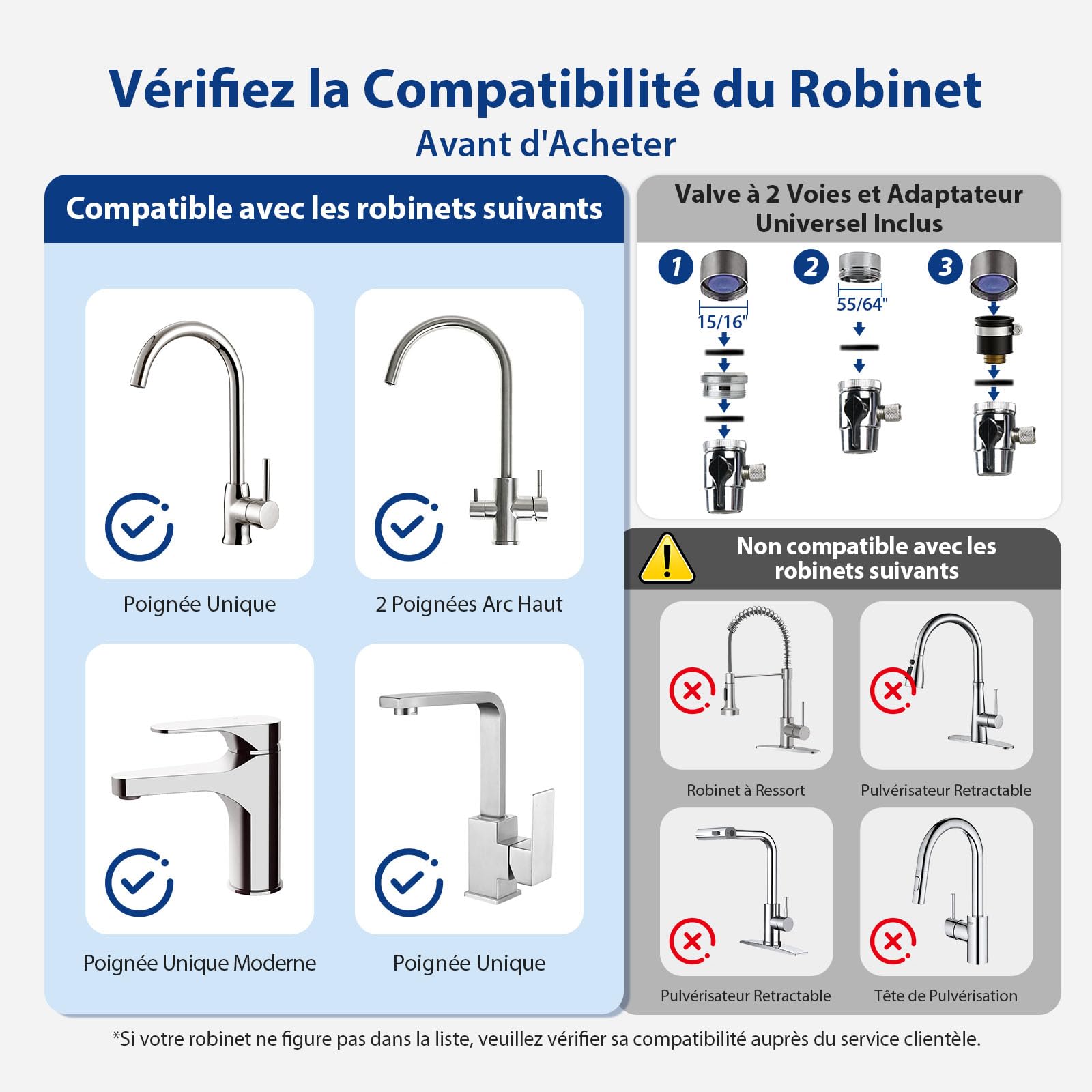 iSpring CKC1S Filtre à Eau Ultrafiltration 0,01µm Acier Inox | Ultrafiltration 0,01µm, Filtre à Charbon, Eau Potable Cuisine, Idéal Locataires, Installation sur Robinet Comptoir