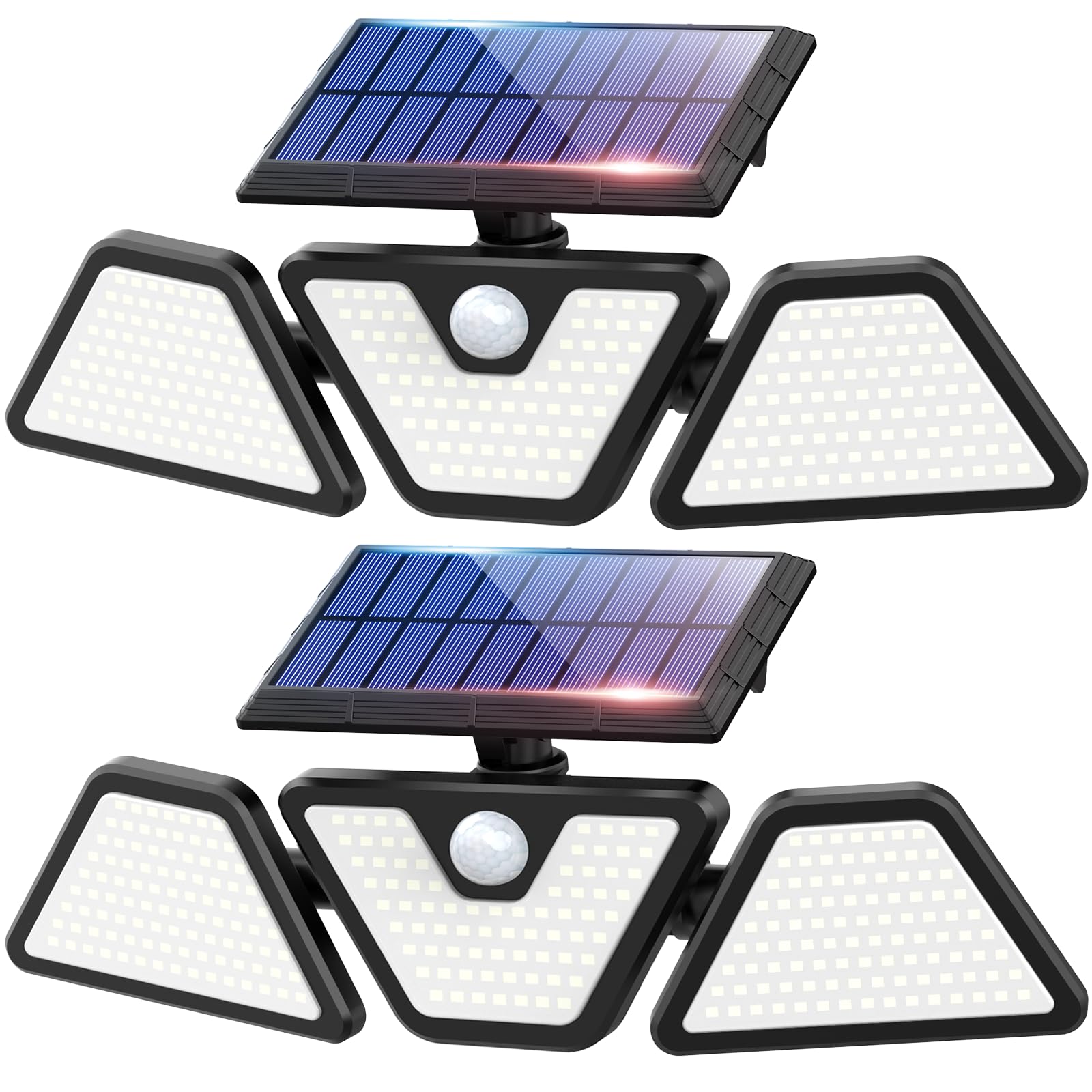 MITAOHOH Solar Lights Outdoor Waterproof, 275 LED Super Bright Motion