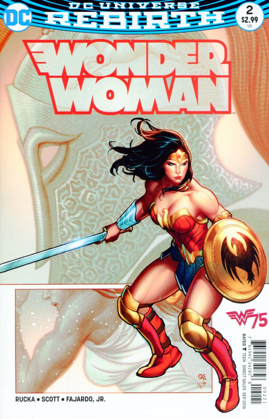 Wonder Woman (Issue #2 -Variant Cover by Frank Cho): Nicola Scott