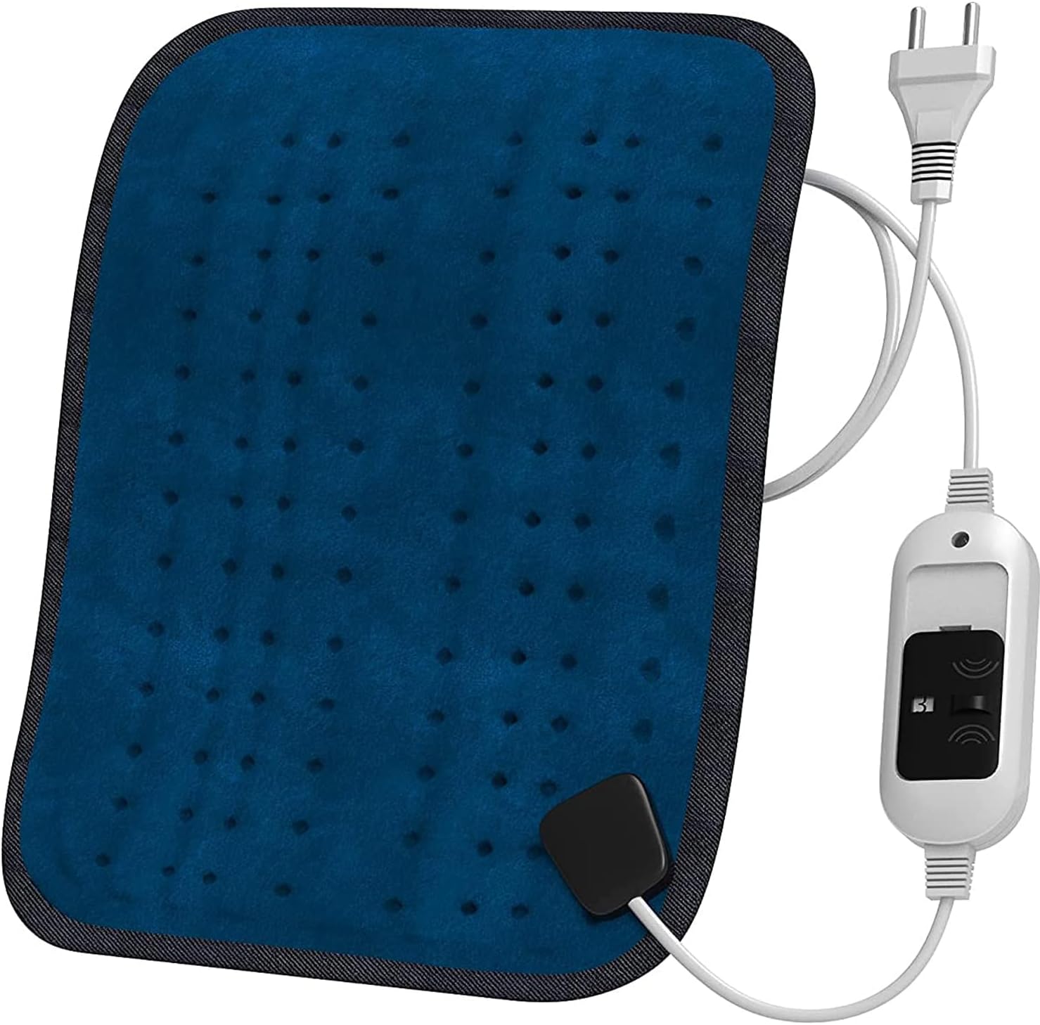 MCP Velvet Blue Heating Pad For Pain Relief, Period Cramps Relief, Electric Heating Pad And Heating Pad For Back Pain (With Auto Temperature Controller).