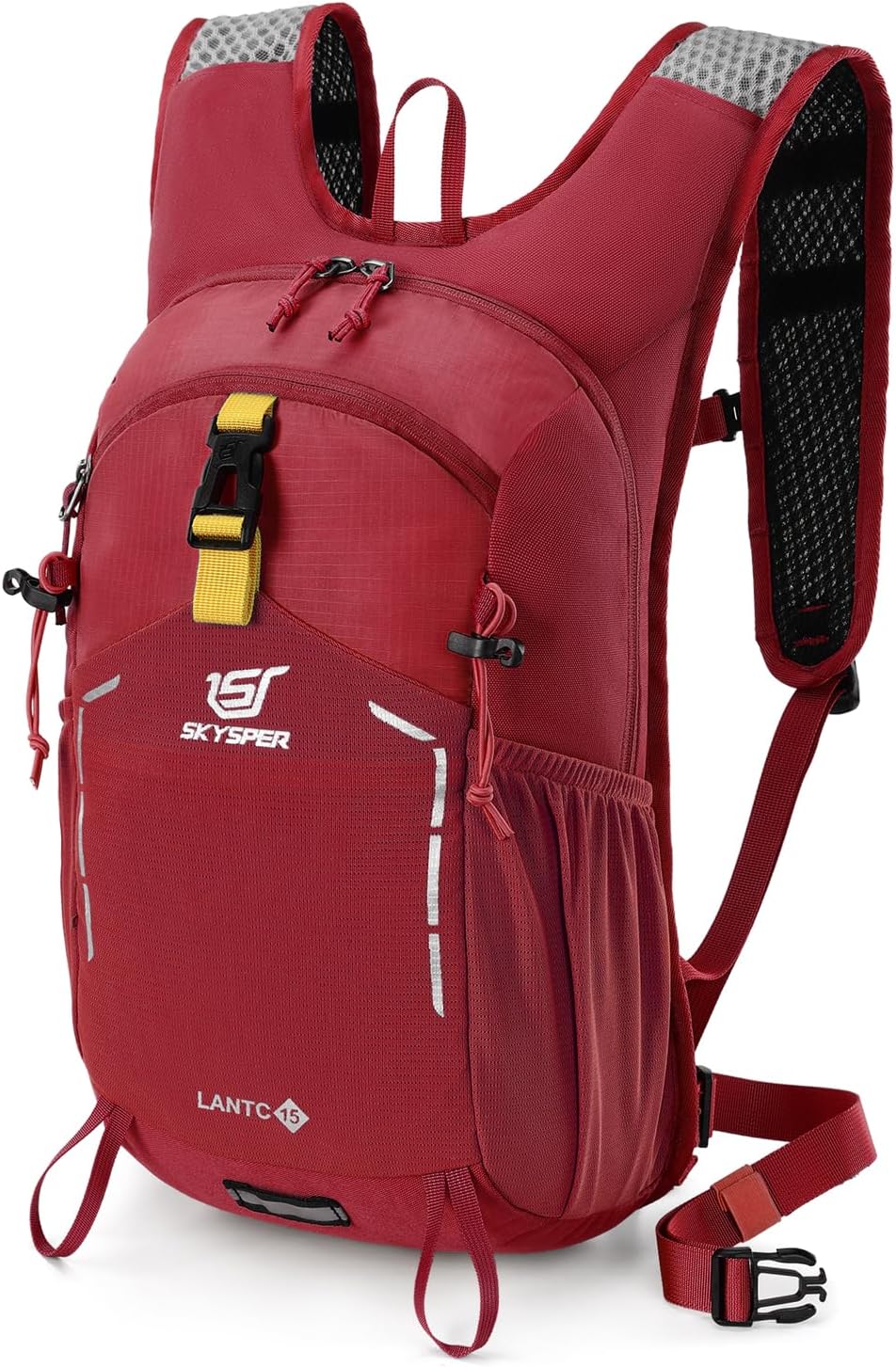 SKYSPER Small Hiking Backpack – 15L Travel Daypack Lightweight Bag Water Resistant Hiking Backpacks for Women Men(Red) SKYSPER Small Hiking Backpack – 15L Travel Daypack Lightweight Bag Water Resistant Hiking Backpacks for Women Men(Red)