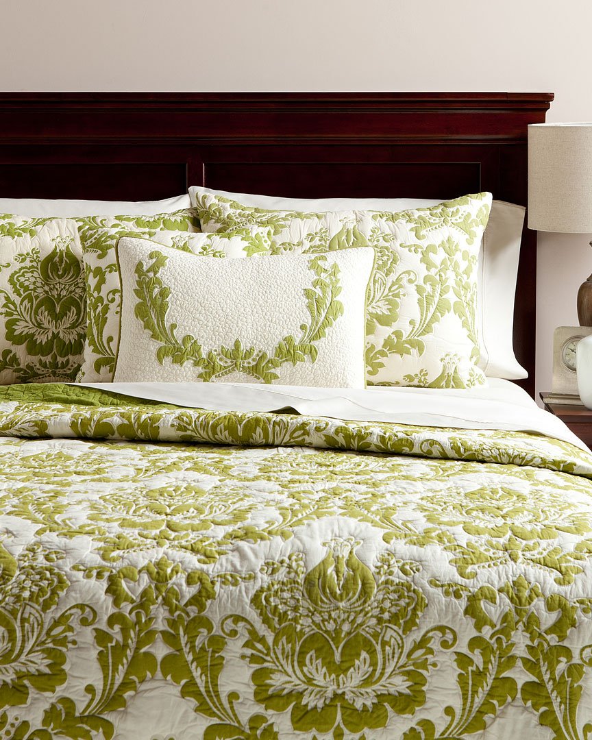 Amity HomeDorie Quilt Set, King, Green