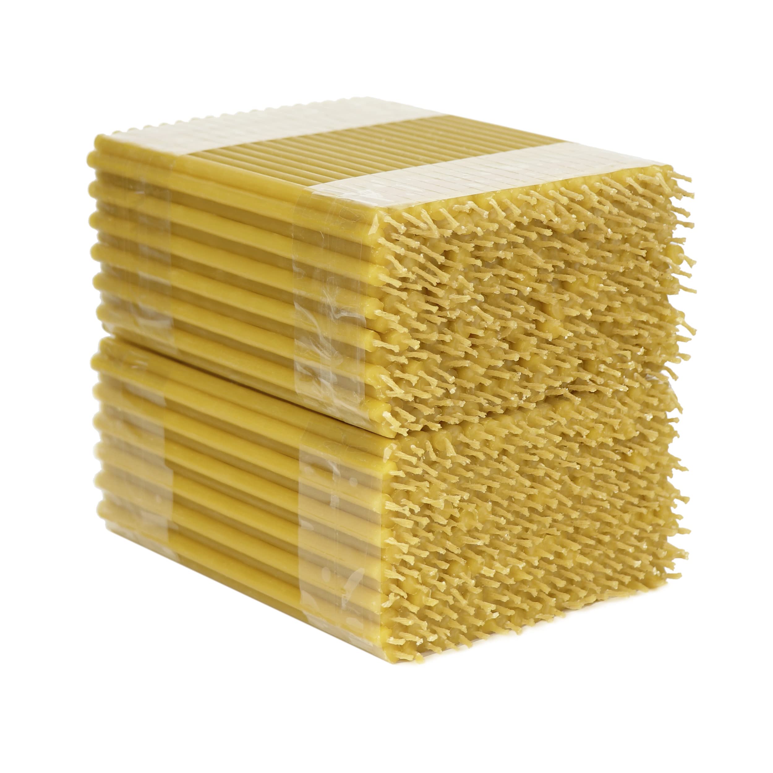 NKlaus 1980g. Beeswax Altar Candles Church Quality Thin Candles Ritual Candles (Approx. 500 Pieces) 36261