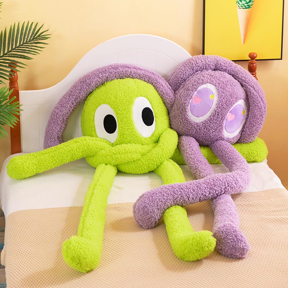 NatureMan 85cm Long Legs Octopus, Large Soft Octopus Plush Toy, Gift for Girlfriend Kids (Green), 85 cm - Image 4