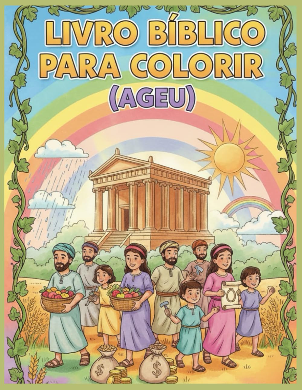 livro de colorir Biblico: (Ageu). ("MEU LIVRO DE COLORIR BÍBliCO")