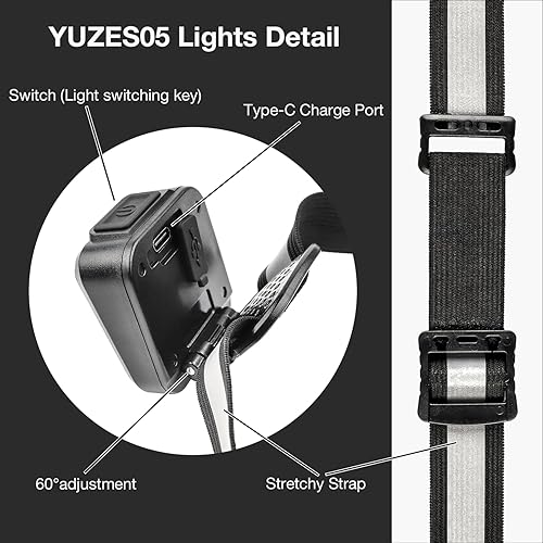 Miniatura 6 de YUZES 2 piezas Luz para pistola de pintura automotriz con cargador, modos de luz ajustables y niveles de brillo, asegura un pulverizado uniforme,