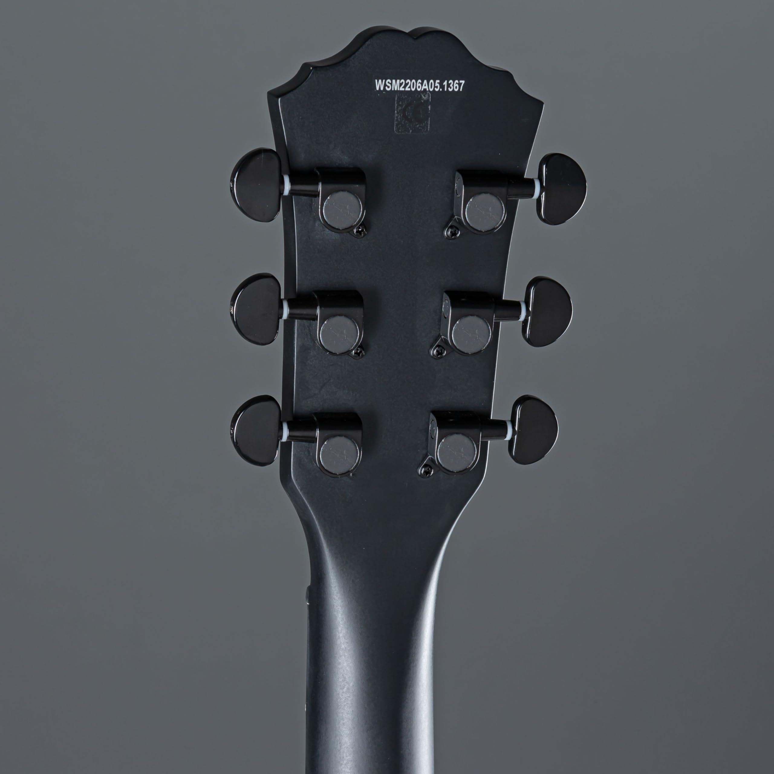 J & D M8B E-Gitarre, Single Cut, Mattschwarz, Humbucker Tonabnehmer, Tune-o-Matic Brücke, 22 Bünde