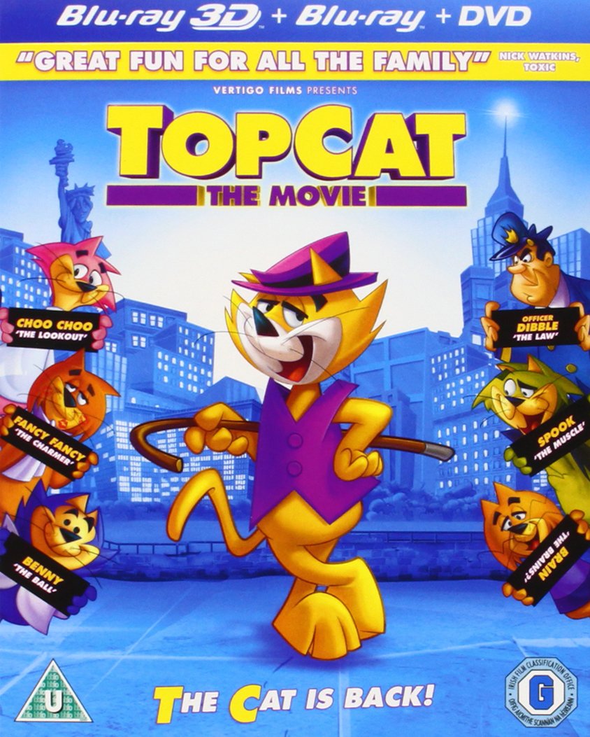 Top Cat: The Movie [Blu-ray + Blu-ray 3D + DVD]