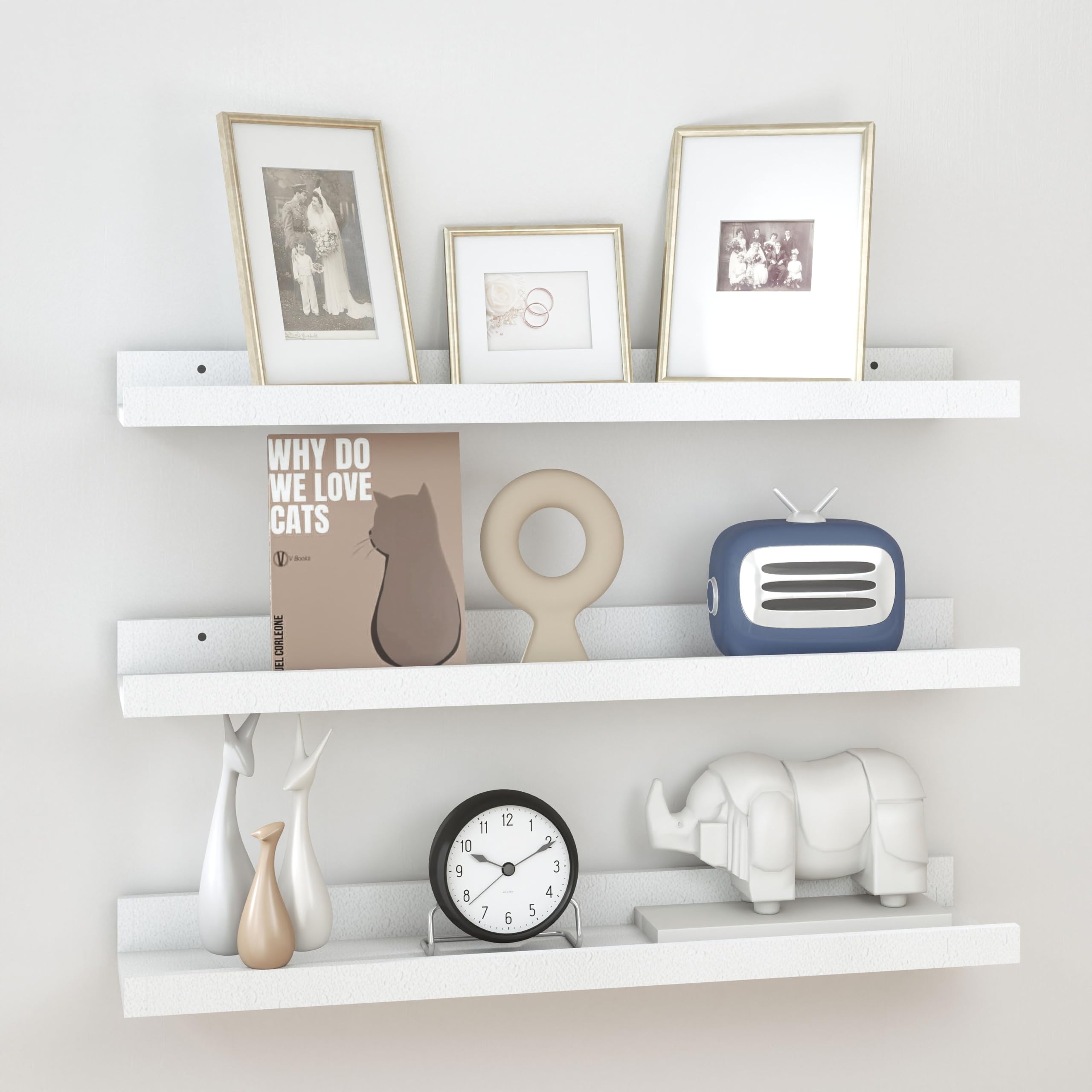RICHER HOUSE Floating Shelves 3P