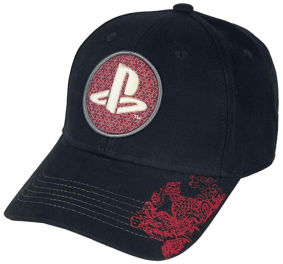 Baseball Cap Biker Bow Japanese Logo Official Black Strapback Size One Size