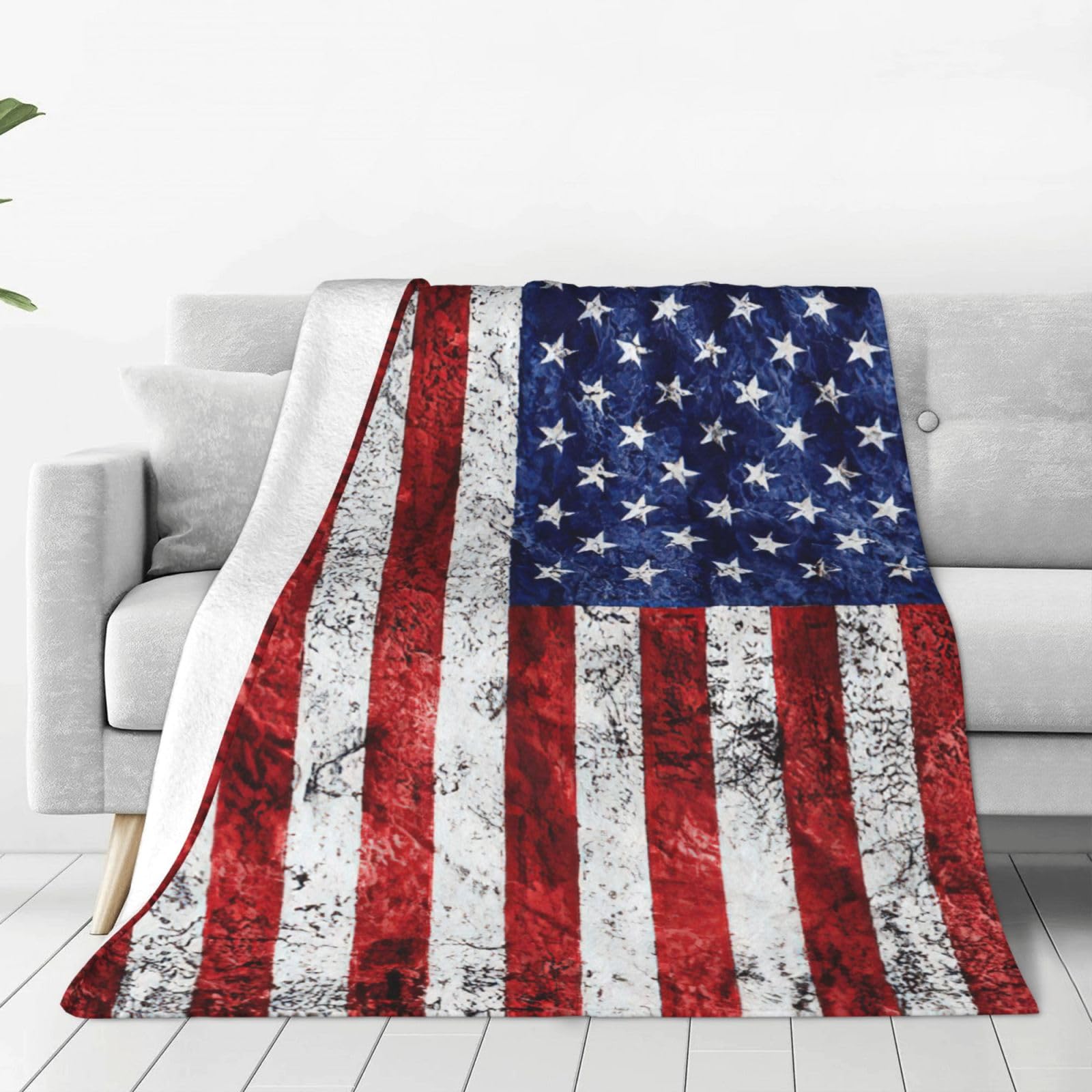 Couverture polaire douce lit plaid américain chaud jeté de canapé