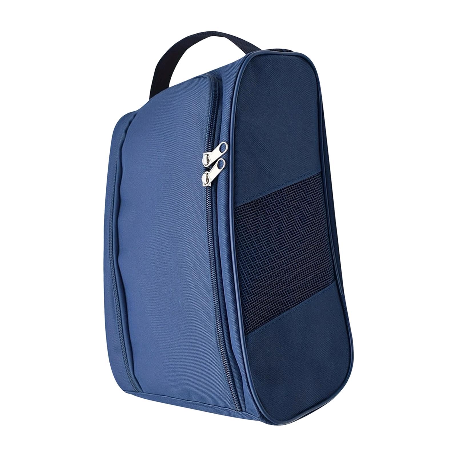 Lightweight Golf Shoe Bag, Organizer, Ideal for Running, Gym, Hiking And Cycling, Dark Blue