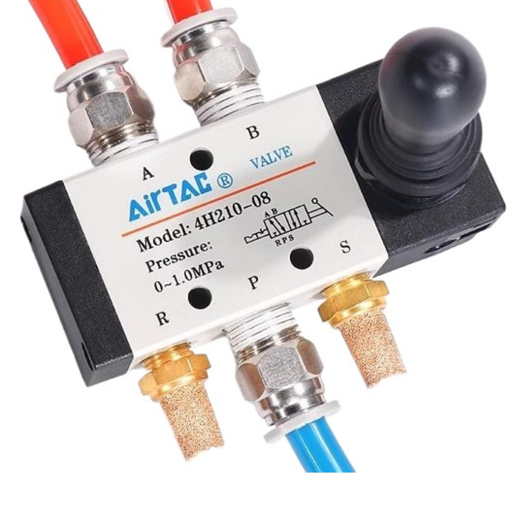 Hand Lever Valve AirTAC 4H210-08 1/4"PT 5/2 Way Manual Control Direct Acting Type Pneumatic Air — Amazon image 5