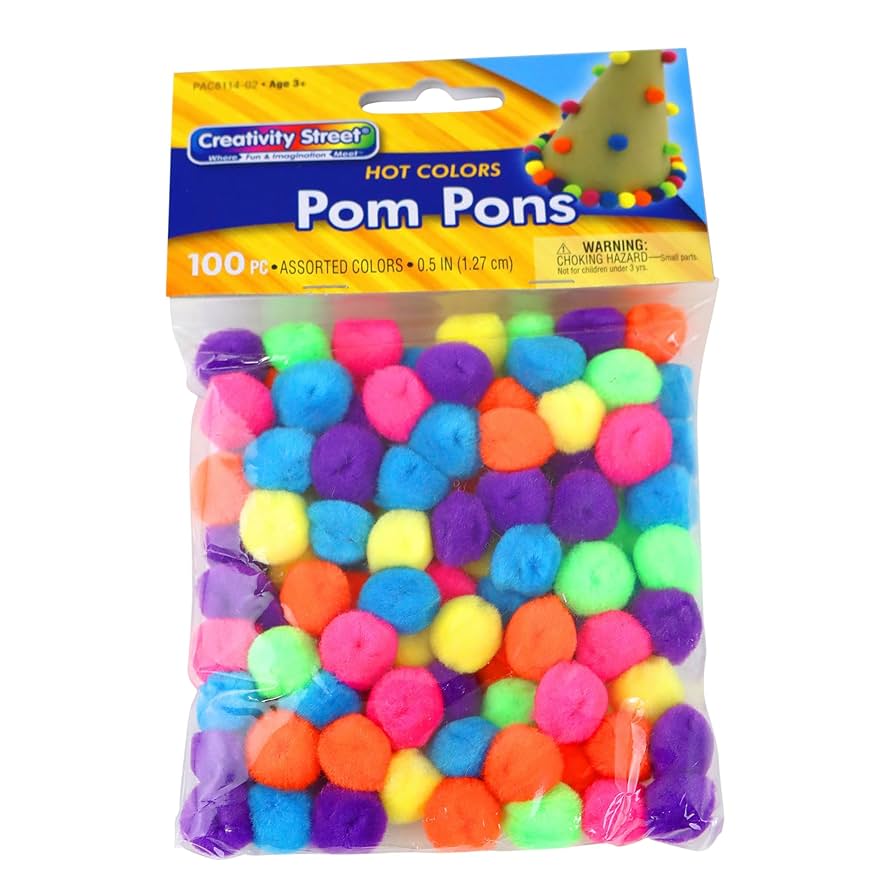 「pompom」 Snow Bunny Pom Pom hair elastic-Easter ponytail holder