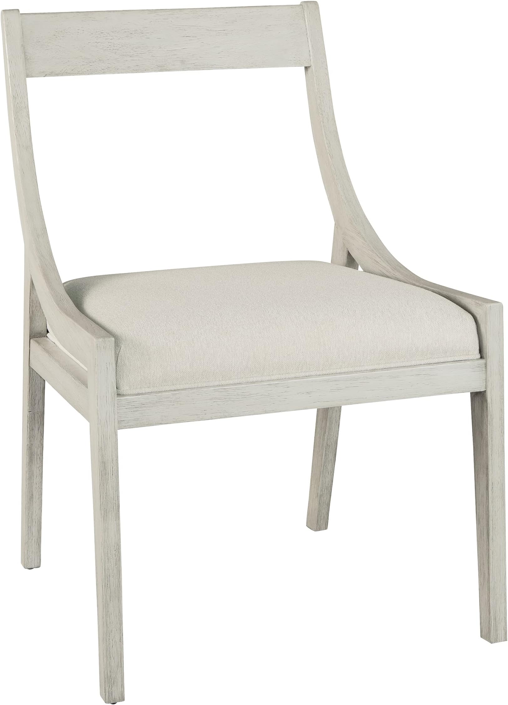 - Hekman Sling Arm Chair for Living Room and Bedroom - White Finish, Sturdy Solid Wood Frame, Soft White and Taupe Color, Medium-Weight Linen Accent Chair, Traditional Living Room Furniture Decor