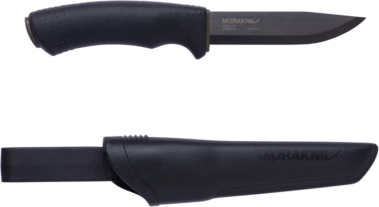 Morakniv Bushcraft Knife, Black : Tactical Fixed Blade Knives : Sports & Outdoors