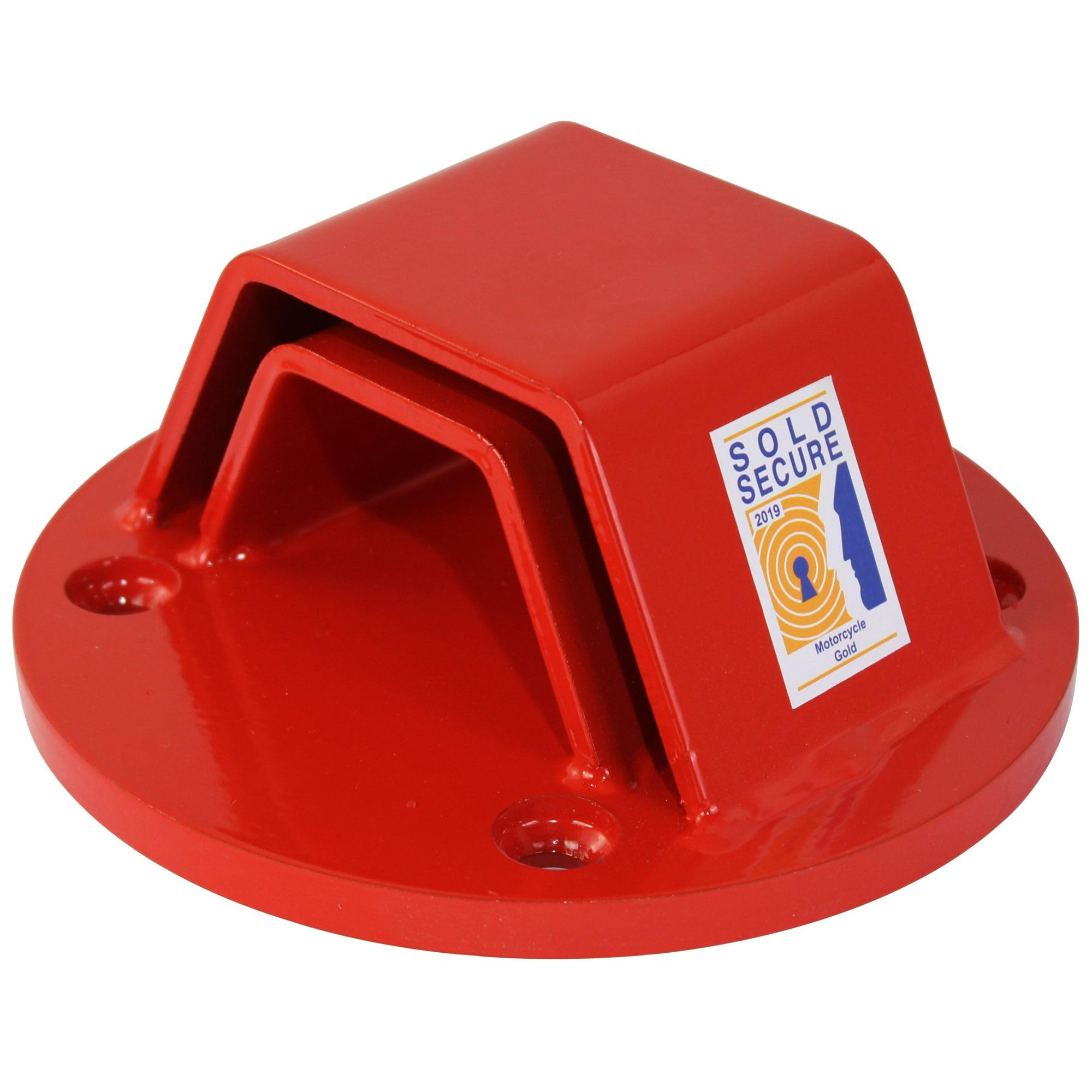 BIKE IT Mammoth Security Ground Anchor Sold Secure GOLD Approved Motorcycle Motorbike Scooter Heavy-Duty Steel Wall Anchor for Safety & Security