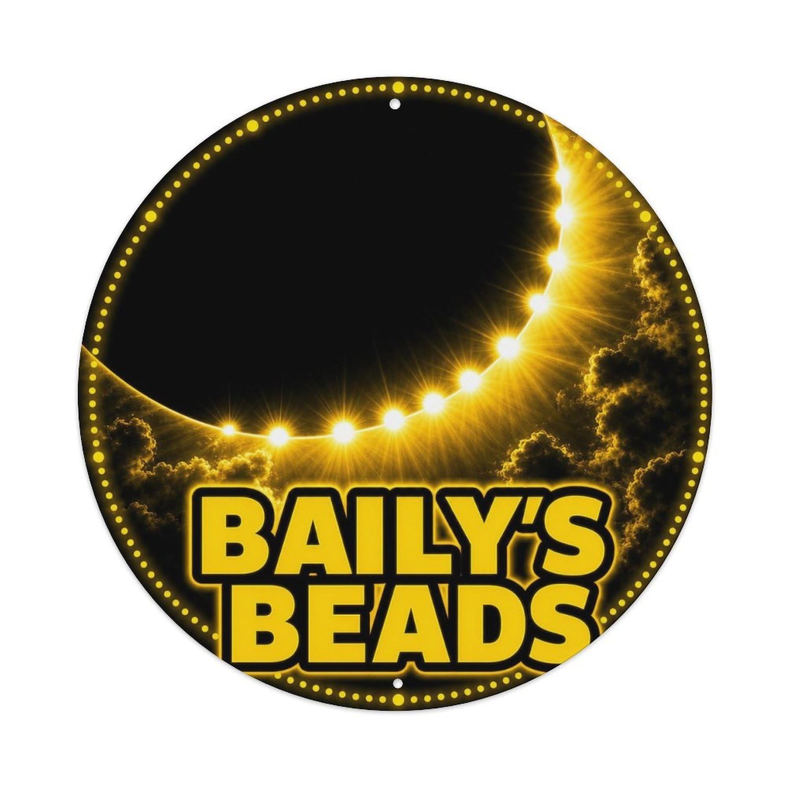 Odgynaw 8X8inch(20X20cm) Deep Sky Bailys Beads Astronomy Cosmic Survey Orbit Metal Tin Sign