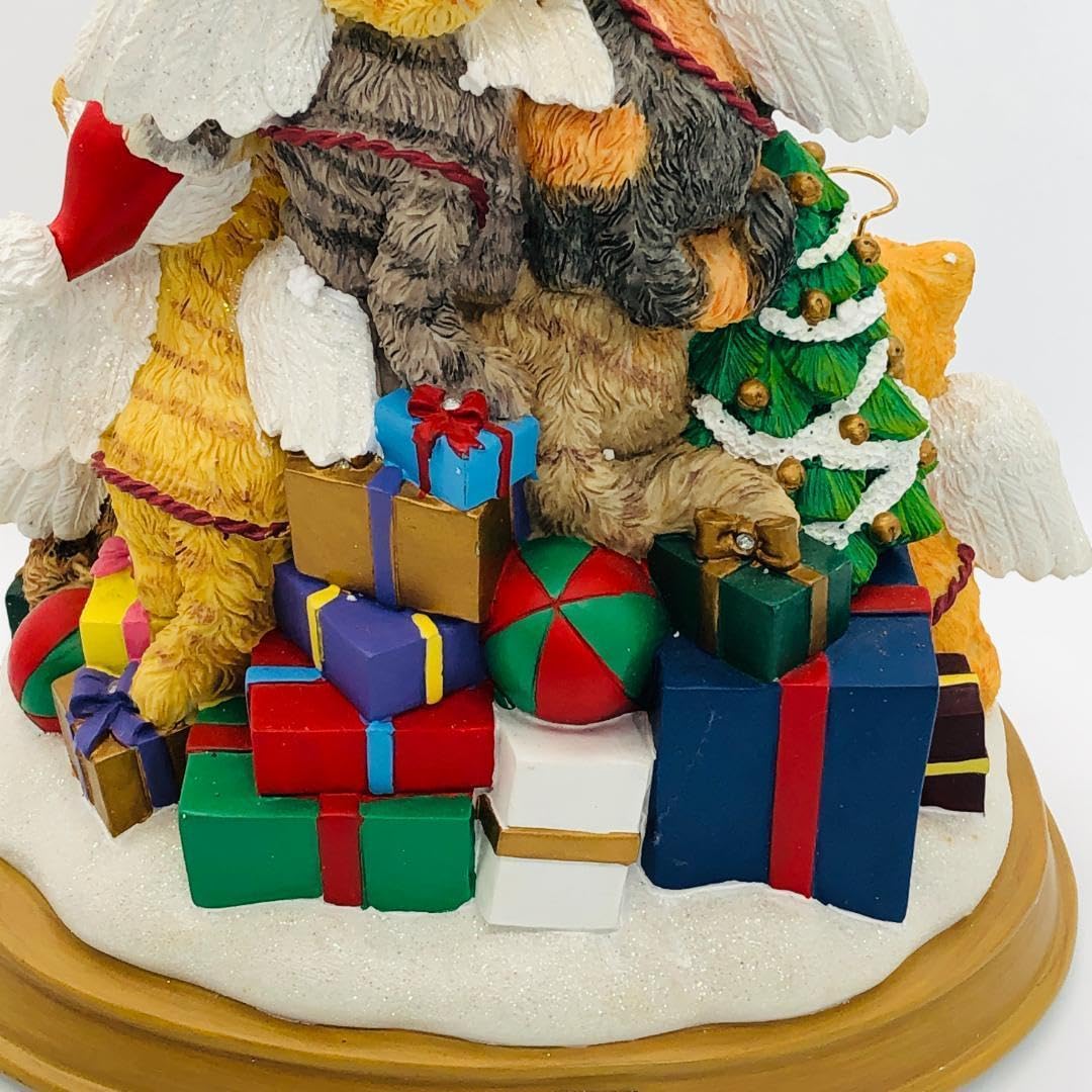 【ネコ 天使たちの クリスマスツリー】★ライトアップ　子猫てんこ盛り ※訳ありA Amazon.co.jp: ネコ 天使たちの クリスマスツリー☆ライトアップ