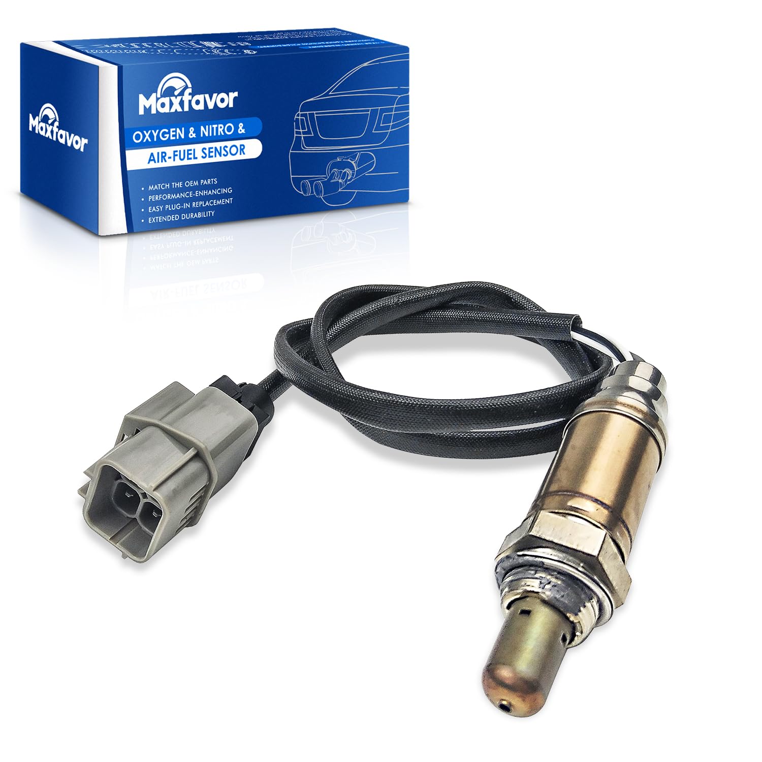 Maxfavor 234-4777 Oxygen Sensor Downstream Replacement for 1998-2000 Nissan Maxima & 1999 Infiniti I30 Only for Calif 3.0L,2000 2001 Sentra Exc. Clean Air Vehicle 1.8L,2000-2001 I30 & 2001 Maxima 3.0L