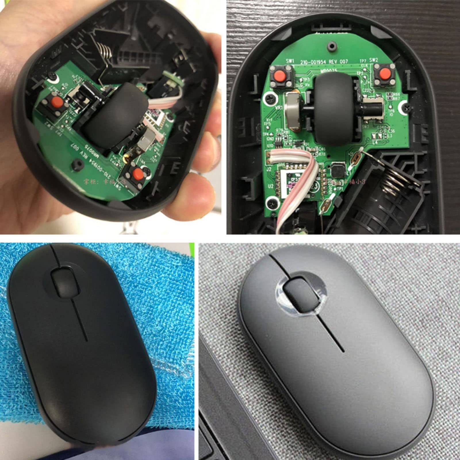 DIIOOMIEEU 6x6x4.3 mm Button Mouse DIP Microswitch 2Pieces