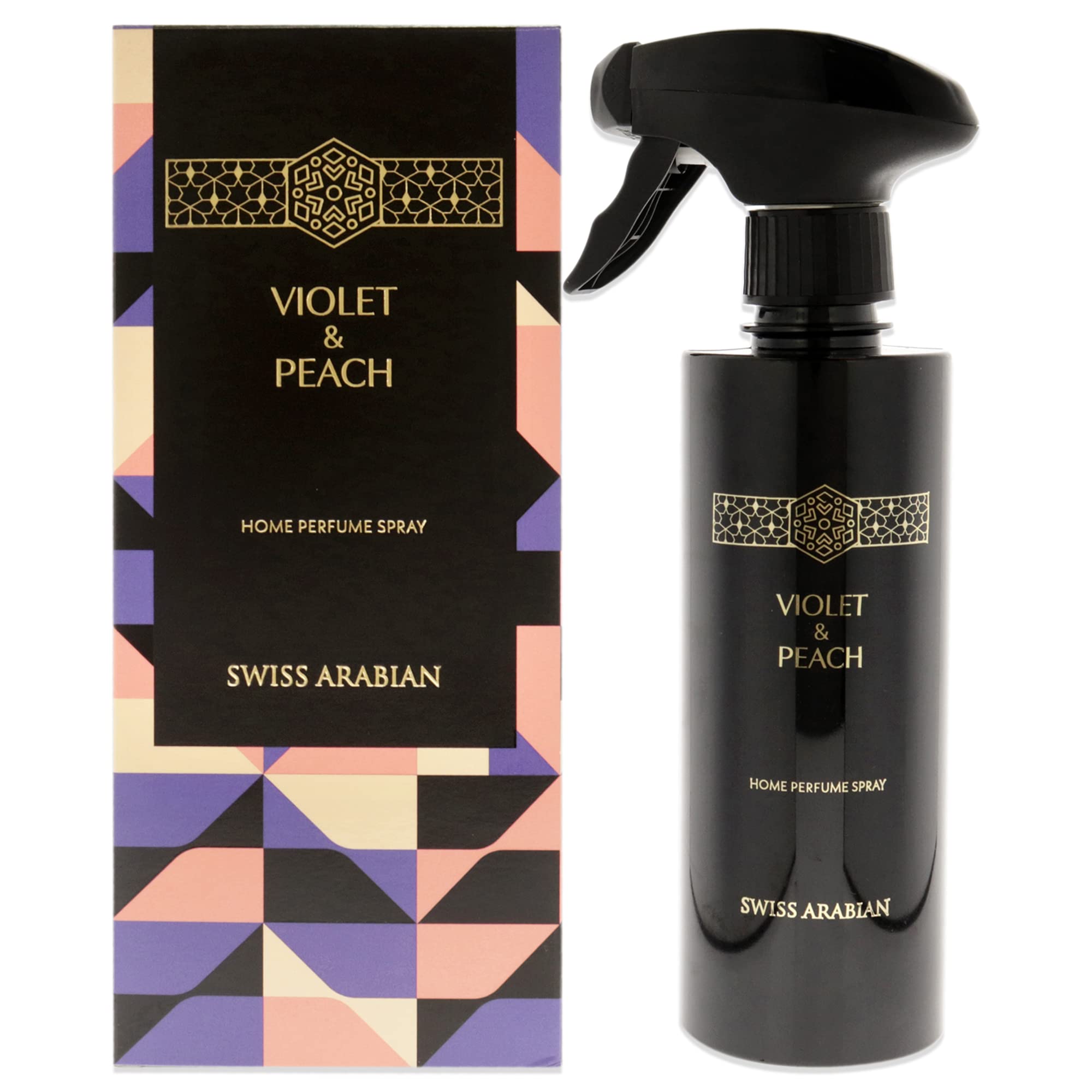 Violet and Peach Air Freshener - Luxury Products From Dubai - Lasting Home Fragrance Room Spray - Give Your Home A Seductive Signature Aroma - The Luxurious Scent Of Arabia - 10.14 Oz