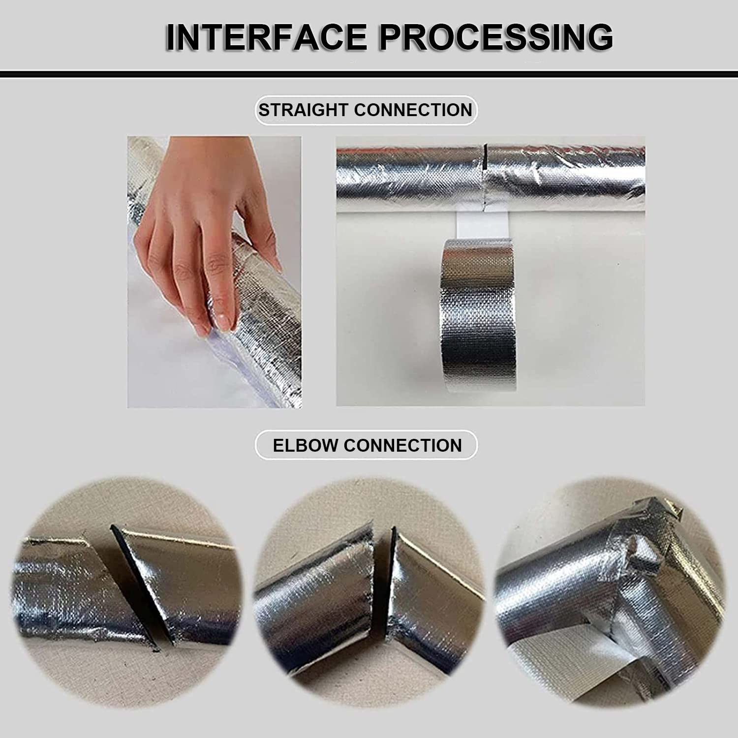 22-114mm Flexible Rohrisolierung, Aluminiumfolien-wärmeisolierungsrohr, Dickes Rohrisolierung Selbstklebend, Wasserdicht/frostschutzmittel, Dicke 20/30mm (Color : 30mm/1.2in, Size : 114mm/4.5in)
