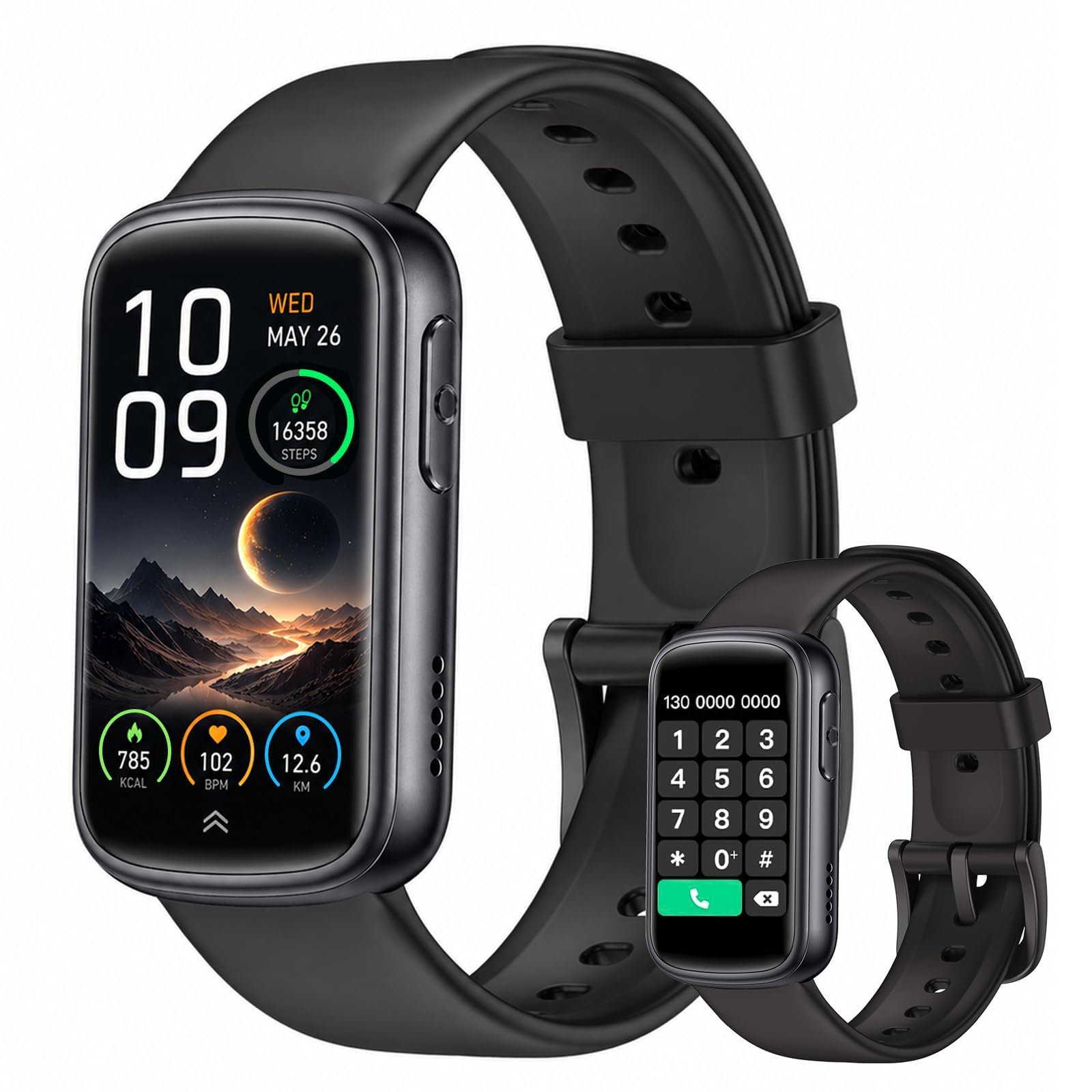Smart Watch for Women Men, 1.47 Inch Fitness Tracker Step Counter Sleep — image 1