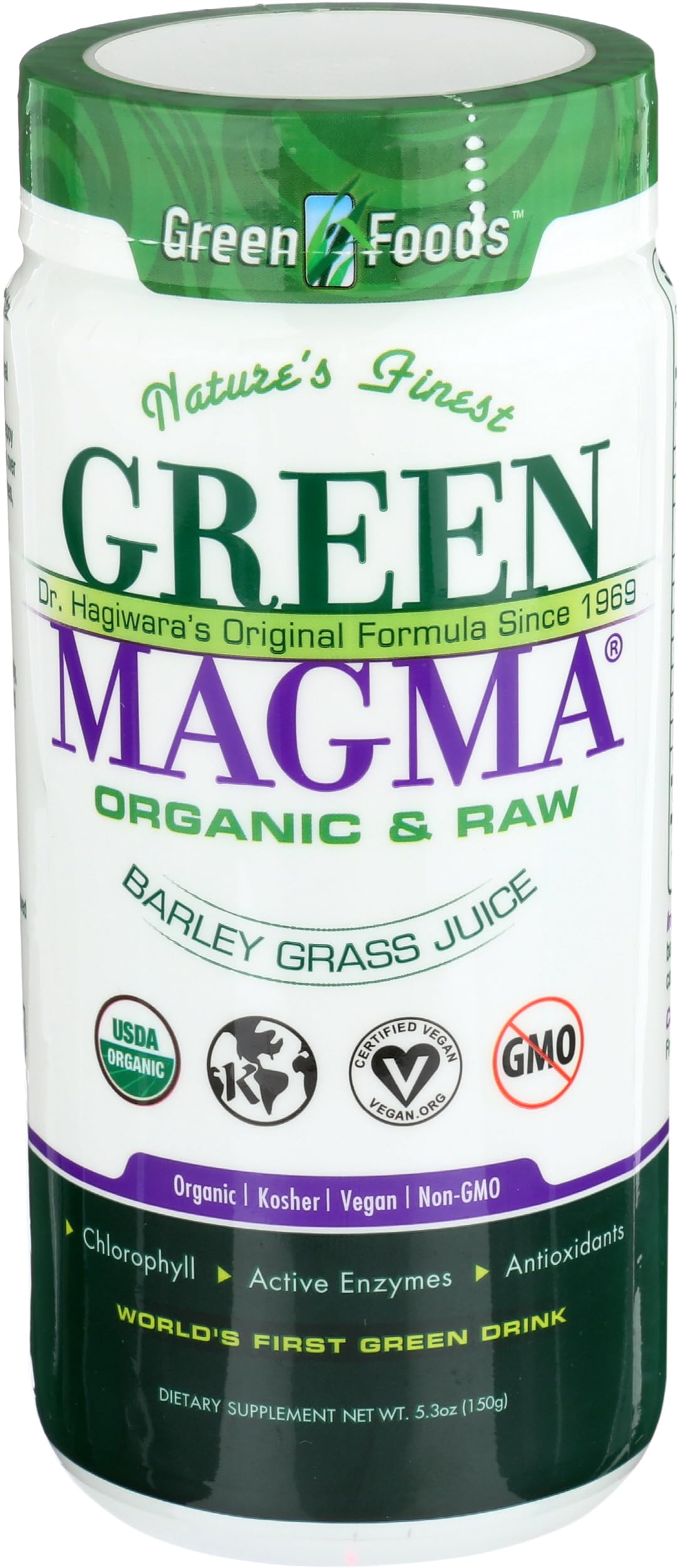 Organic Green Magma, Barley Grass Juice - Green Foods Corporation