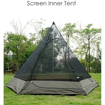 Amazon.co.jp: ファミリーキャンプテント 大型防水ティピテント