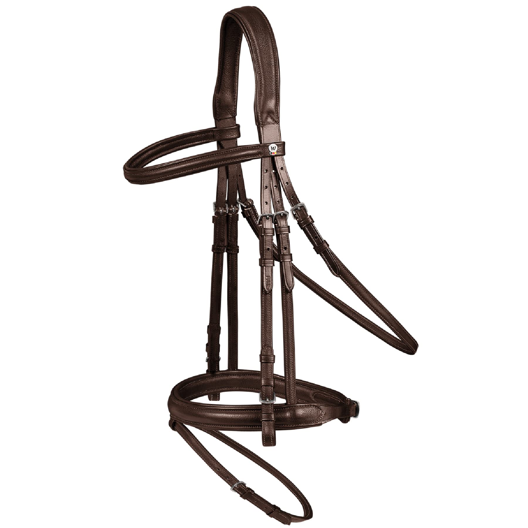 WALDHAUSEN Waldhausen X-Line Supersoft PON - Brida para trenzas, color marrón