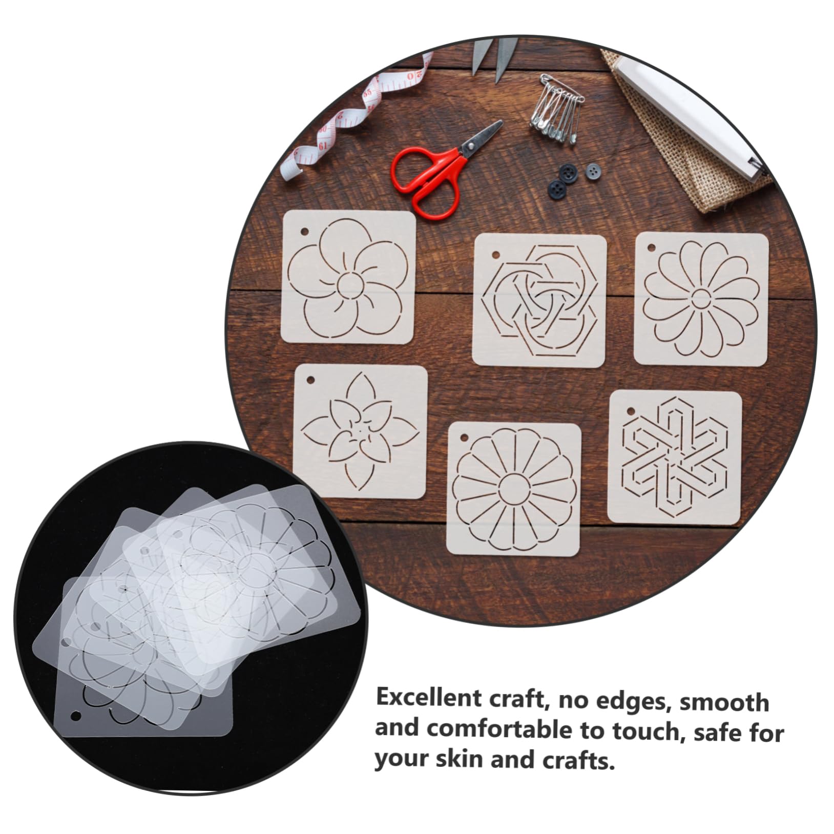 Tofficu 30piezas Plantillas De Acolchado y De Costura Para Patchwork y Manualidades Plantillas De Diseño Para Quilting y