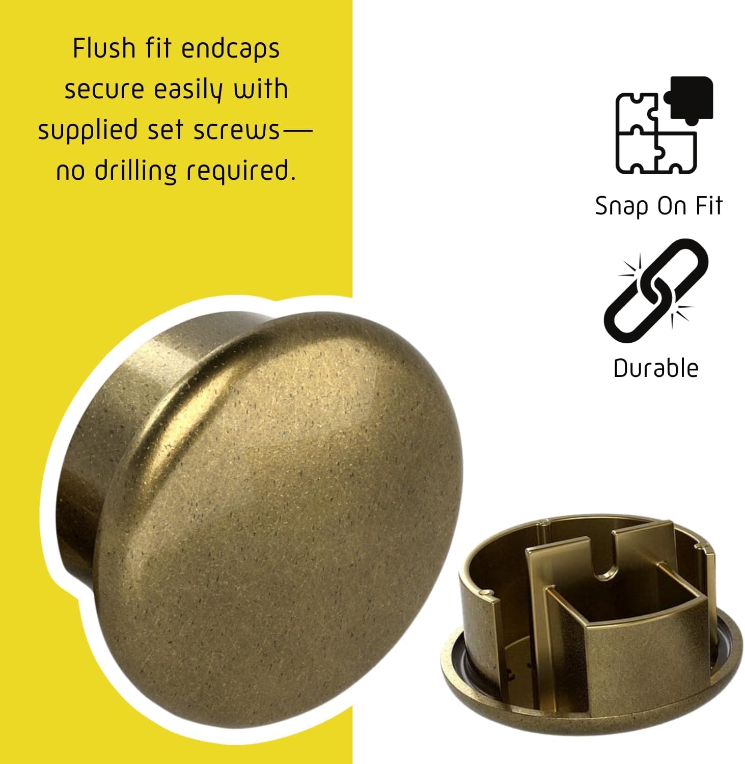 Snapklik.com : 18 In Handrail - Complete Kit Indoor Use Only Genuine ...